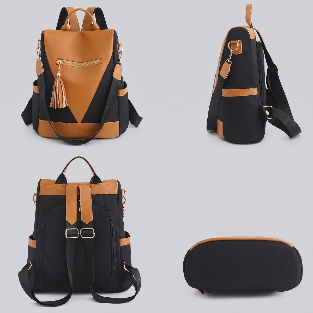 Sac à Dos Sécurisé Femme Voyage- Fermeture Dorsale – vue 6 – Yokabag