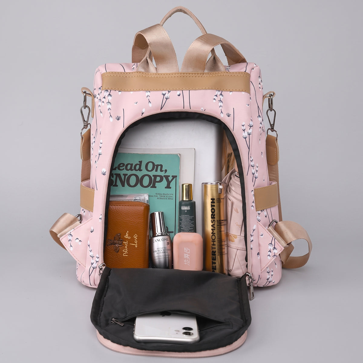 Sac à Dos Sécurisé Femme Violet – vue 2 – Yokabag