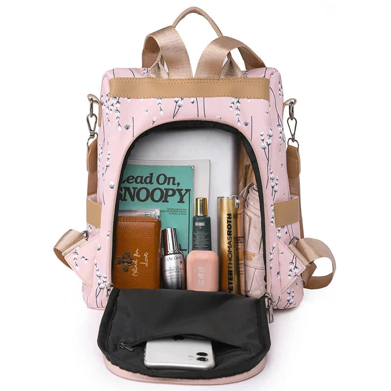 Sac à Dos Sécurisé Femme Violet – vue 2 – Yokabag