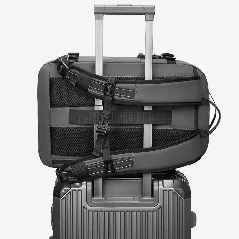 Sac à Dos Sécurisé Voyage Cabine à Compression Vacance Anthracite – vue 3 – Yokabag