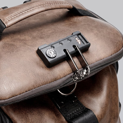 Sac à Dos Sécurisé de Voyage Vintage pour Homme – vue 3 – Yokabag