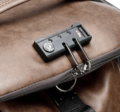 Sac à Dos Sécurisé de Voyage Vintage pour Homme – vue 3 – Yokabag