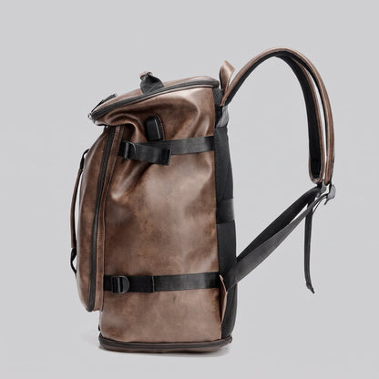Sac à Dos Sécurisé de Voyage Vintage pour Homme – vue 4 – Yokabag