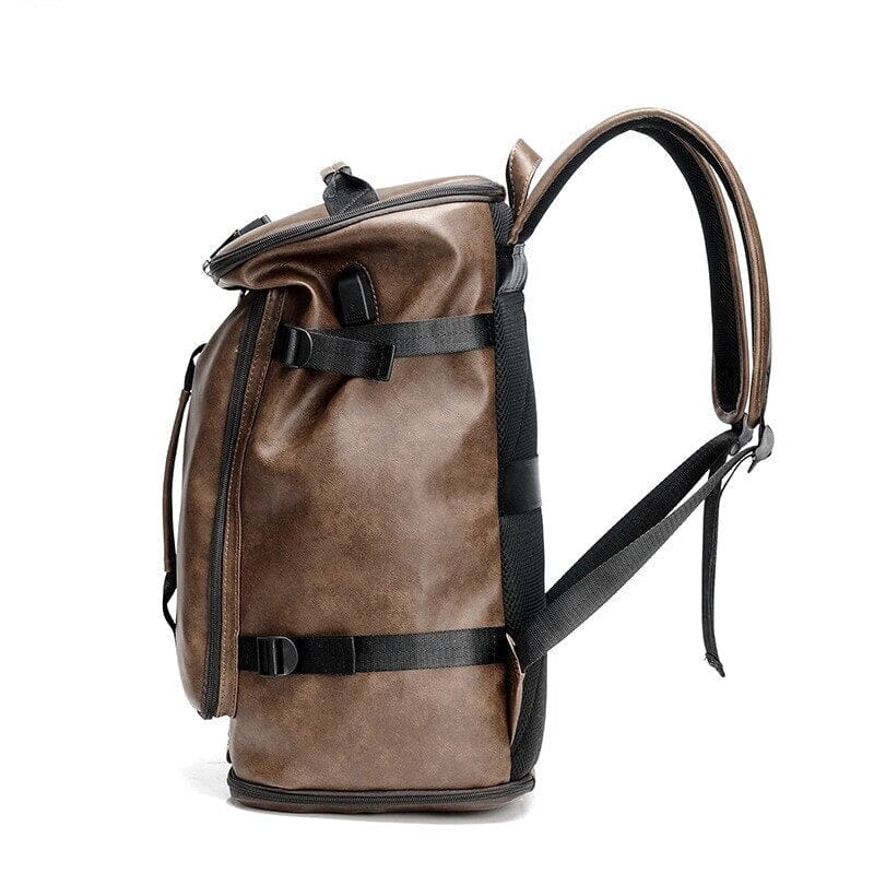 Sac à Dos Sécurisé de Voyage Vintage pour Homme – vue 4 – Yokabag