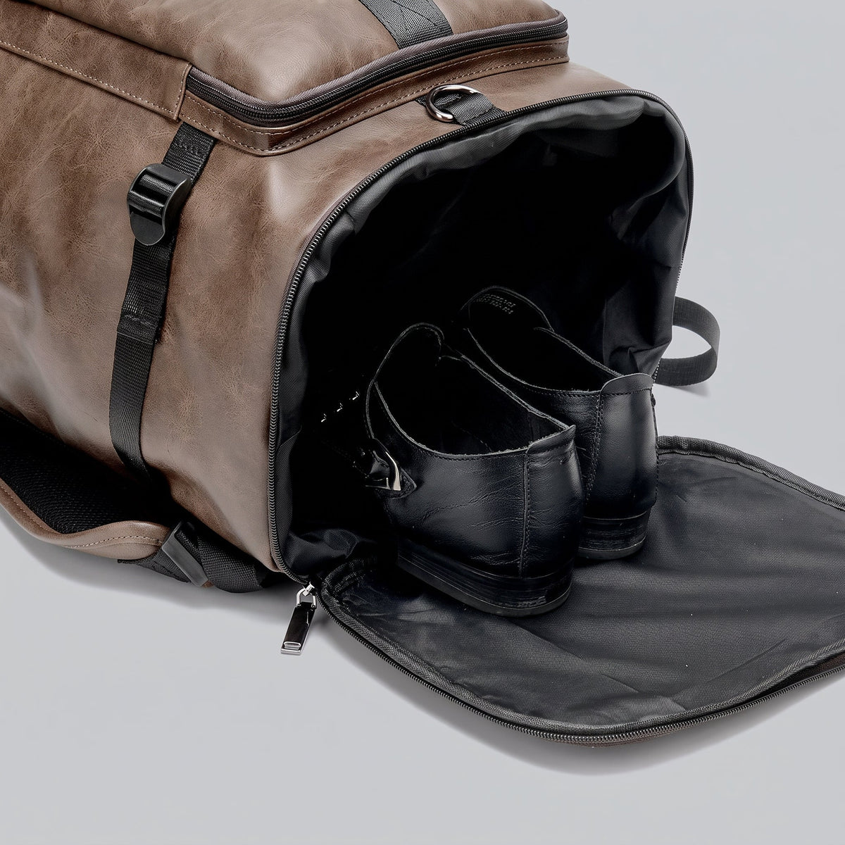 Sac à Dos Sécurisé de Voyage Vintage pour Homme Noir – vue 2 – Yokabag