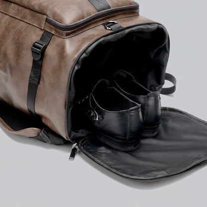 Sac à Dos Sécurisé de Voyage Vintage pour Homme Noir – vue 2 – Yokabag
