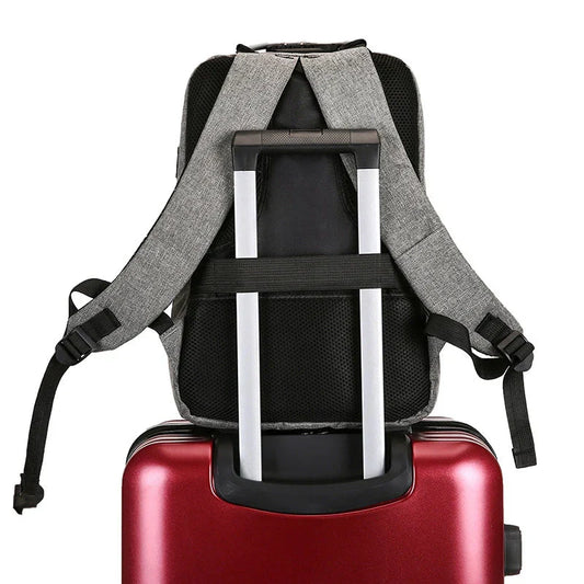 Sac à Dos Sécurisé avec Code Sécurisé Bleu Marine – vue 2 – Yokabag
