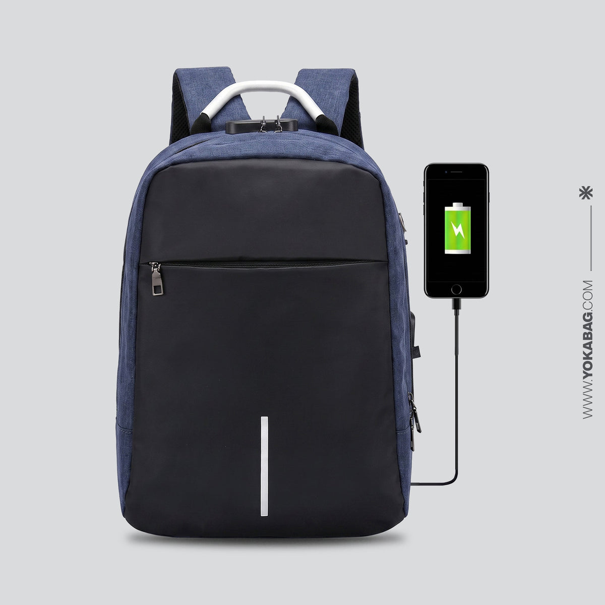 Sac à Dos Sécurisé avec Code Sécurisé – vue 8 – Yokabag