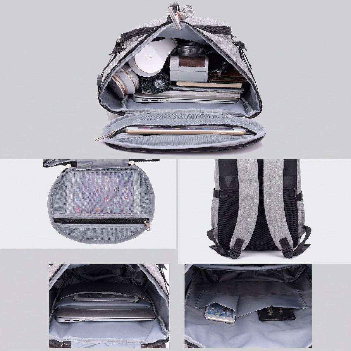 Sac à Dos Voyager avec Compartiment Chaussures – vue 4 – Yokabag