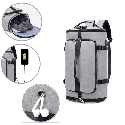Sac à Dos Voyager avec Compartiment Chaussures - Sécurisé & Connecté