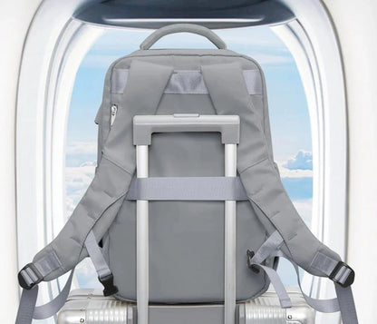 Sac à Dos Avion 40x20x25 - Voyager de manière Marron – vue 3 – Yokabag