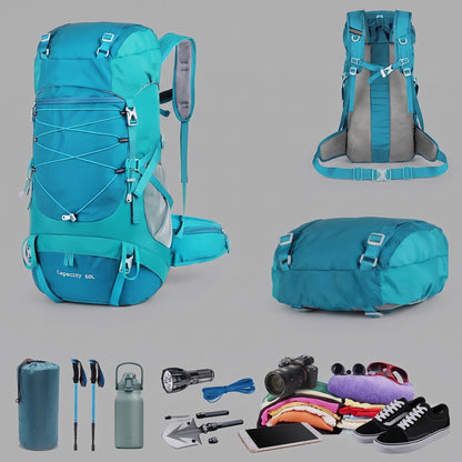 Sac à Dos Journey 50L Kaki – vue 3 – Yokabag