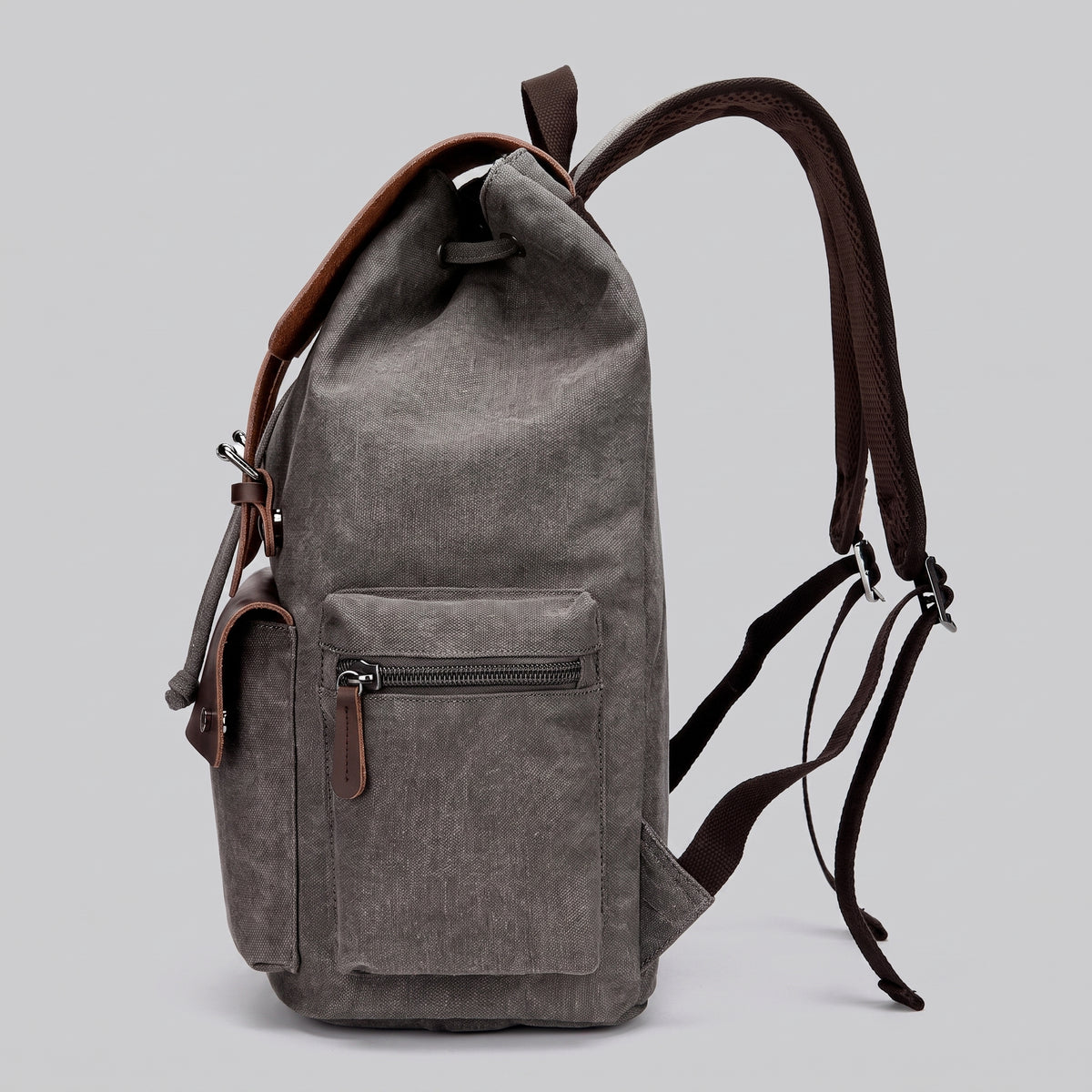 Sac à Dos Explorateur Rétro Noir – vue 4 – Yokabag