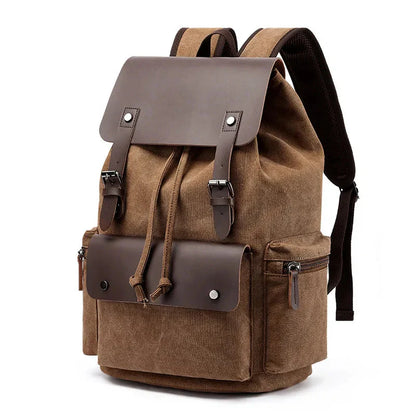 Sac à Dos Explorateur Rétro Kaki – vue 5 – Yokabag