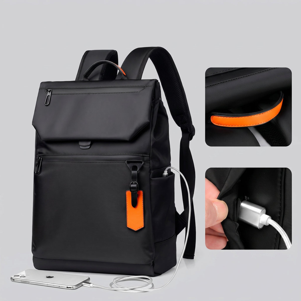 Sac à Dos - Design Urbain Explorer Vert – vue 3 – Yokabag