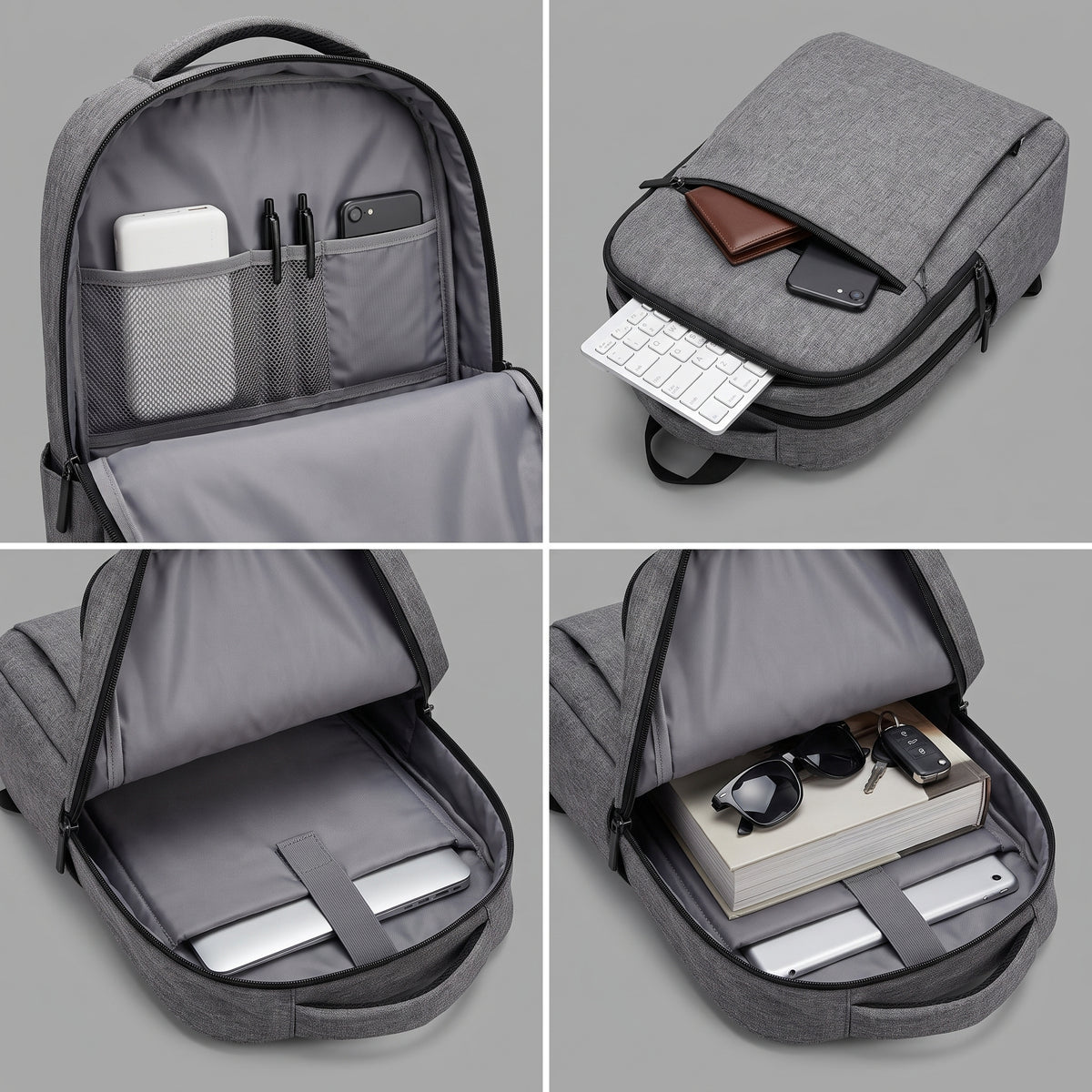 Sac à Dos Voyage pour Ordinateur 15.6 Pouces Rouge – vue 4 – Yokabag