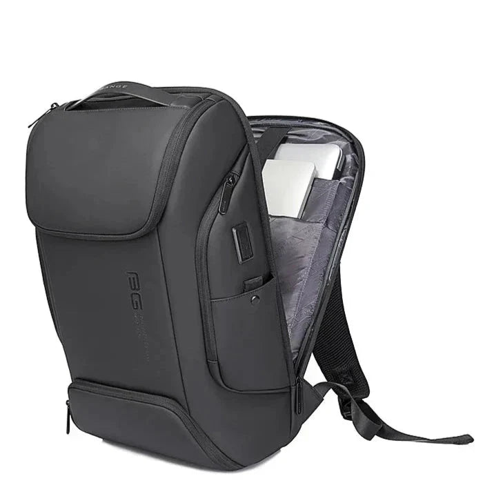 Sac à Dos Business pour Homme avec Compartiment PC Gris – vue 2 – Yokabag