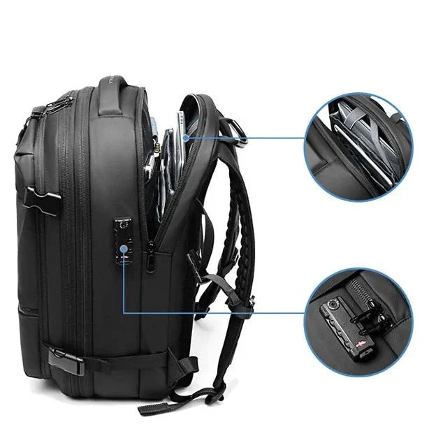 Valise Cabine Sécurisé - à Compression Sous Vide – vue 6 – Yokabag
