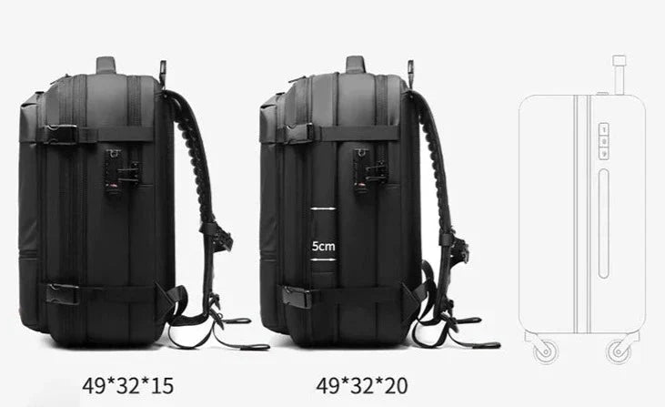 Valise Cabine Sécurisé - à Compression Sous Vide – vue 7 – Yokabag