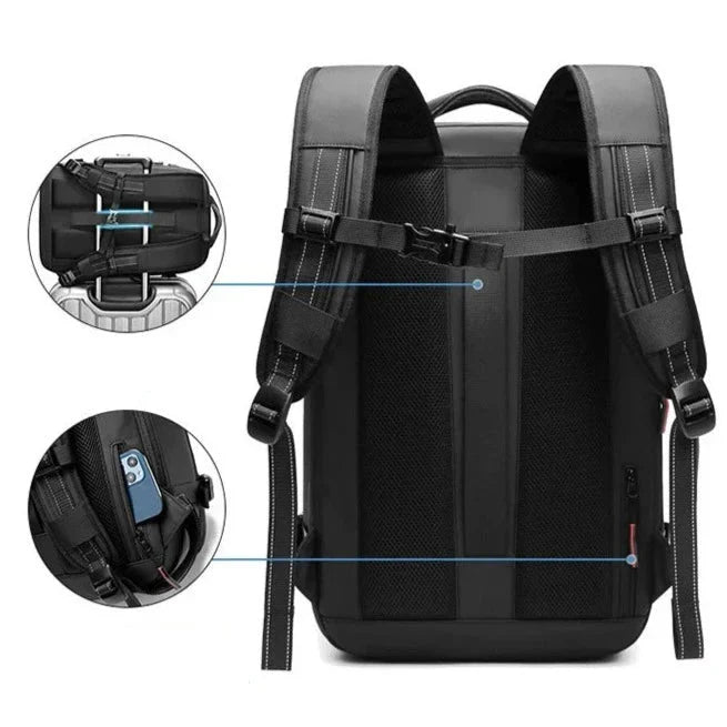 Valise Cabine Sécurisé - à Compression Sous Vide – vue 4 – Yokabag