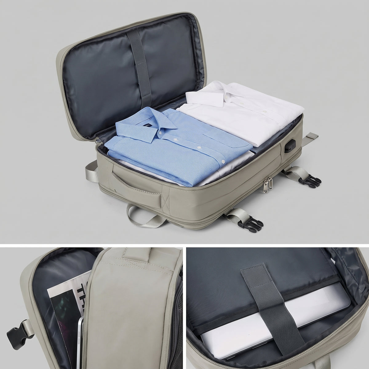 Sac à Dos de Voyage Cabine Avion 40x20x25 Rose – vue 4 – Yokabag