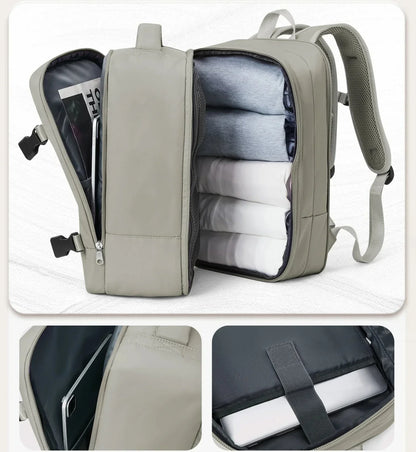 Sac à Dos de Voyage Cabine Avion 40x20x25 Rose – vue 4 – Yokabag