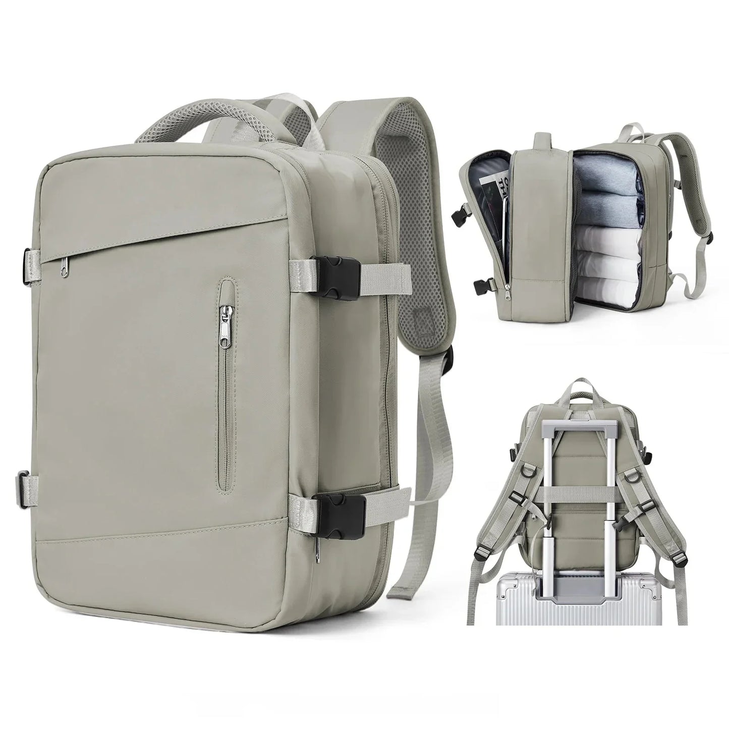 Sac à Dos de Voyage Cabine Avion 40x20x25 Noir – vue 2 – Yokabag