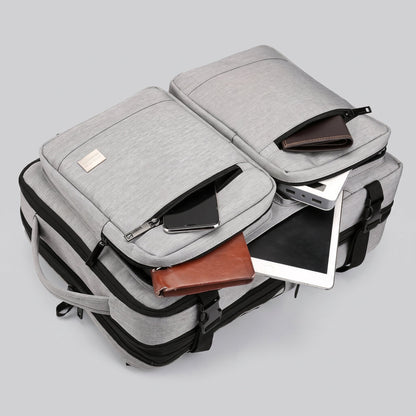 Sac à Dos Cabine pour les Week-Ends Aventure (Extensible) Bleu Marine – vue 4 – Yokabag
