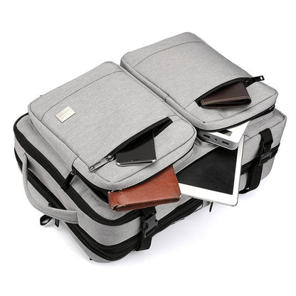 Sac à Dos Cabine pour les Week-Ends Aventure (Extensible) Bleu Marine – vue 4 – Yokabag