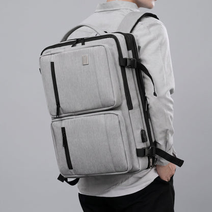 Sac à Dos Cabine pour les Week-Ends Aventure (Extensible) Anthracite – vue 3 – Yokabag