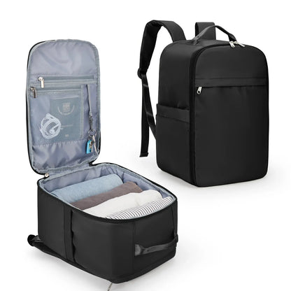 Sac à Dos de Voyage Cabine Pratique (45x36x20 & 40x20x25) Bleu Ciel – vue 2 – Yokabag