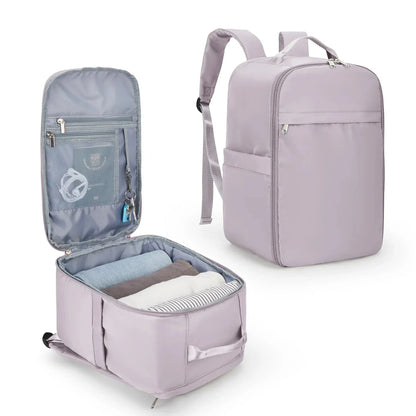 Sac à Dos de Voyage Cabine Pratique (45x36x20 & 40x20x25) Rose – vue 8 – Yokabag