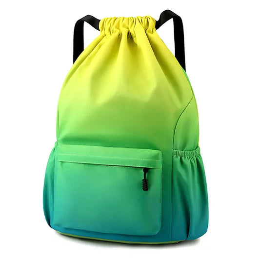 Sac à Dos Voyage Coloré Vert/Jaune - L – vue 2 – Yokabag