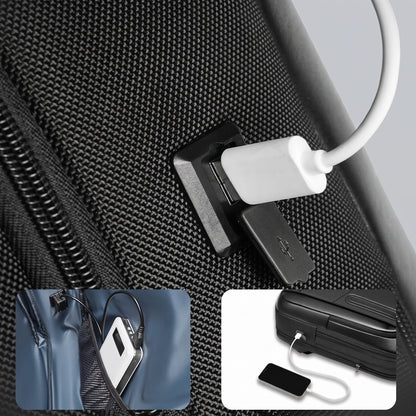 Sac à Dos Connecté pour Homme (17 Pouces) - Voyage Ready Noir – vue 2 – Yokabag
