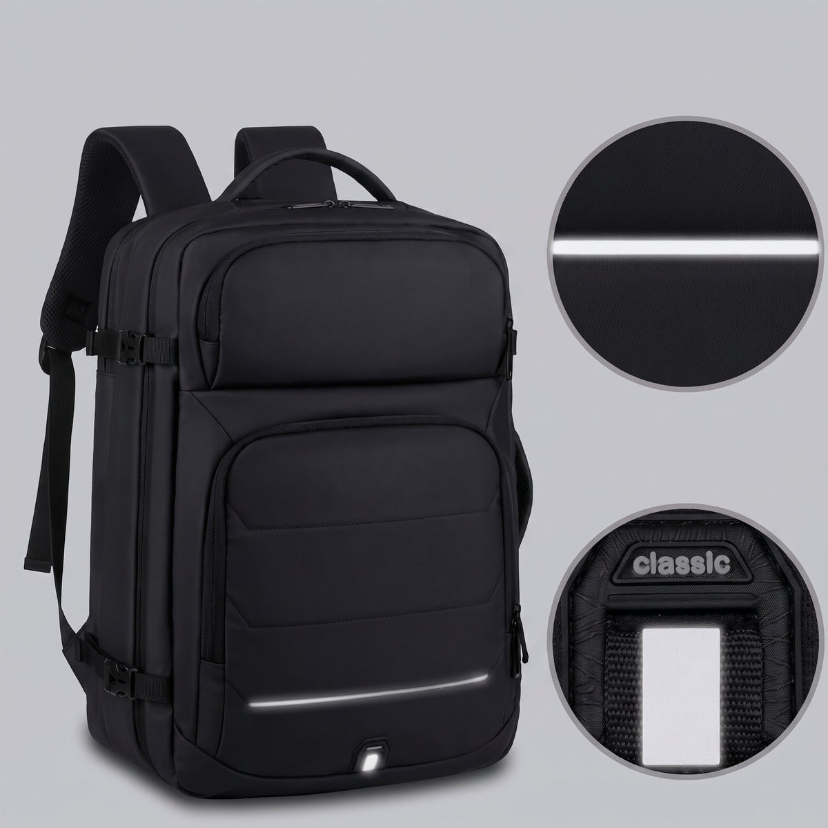 Sac à Dos Connecté USB Extensible – vue 9 – Yokabag