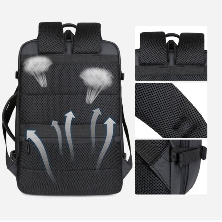 Sac à Dos Connecté USB Extensible – vue 7 – Yokabag