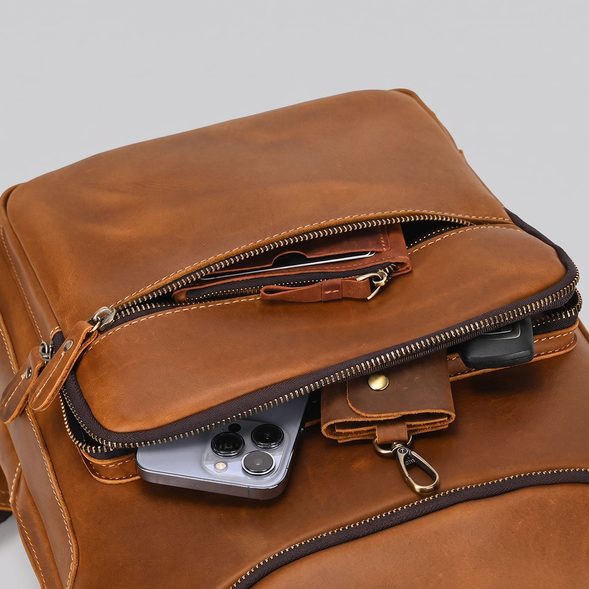Sac à Dos en Cuir pour Homme