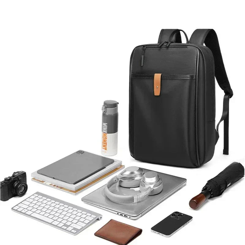 Sac à Dos de Ville pour Ordinateur Portable (15.6 Pouces) Gris – vue 4 – Yokabag