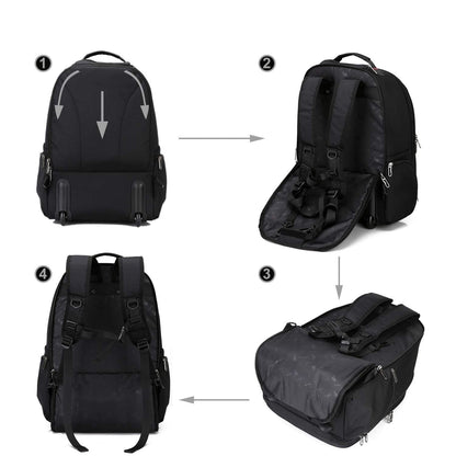 Valise Cabine Sac à Dos à Roulettes Business Homme – vue 5 – Yokabag