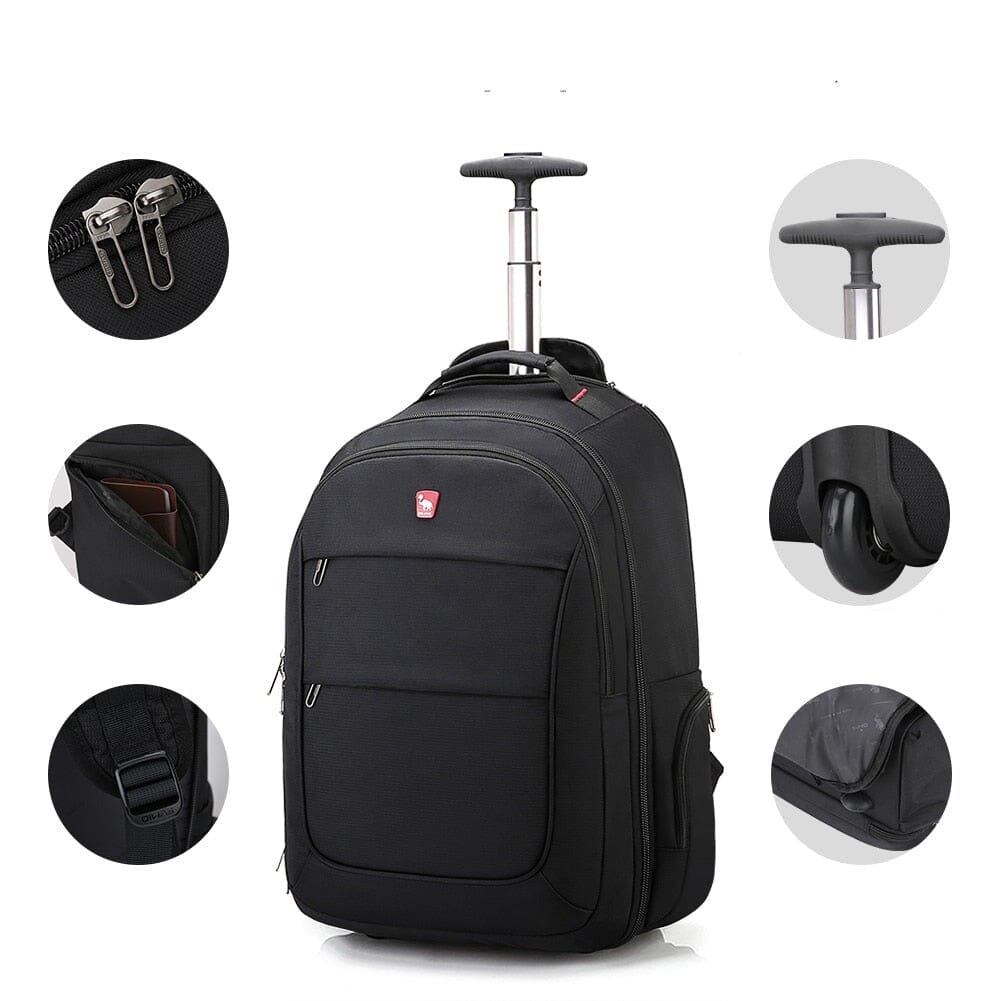 Valise Cabine Sac à Dos à Roulettes Business Homme – vue 6 – Yokabag