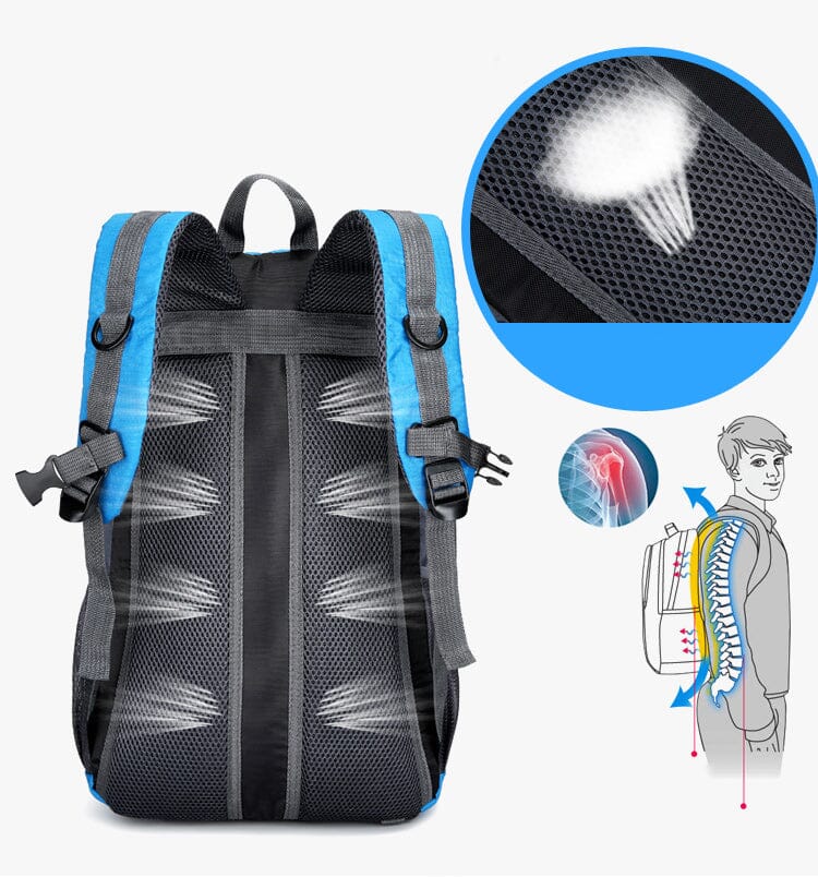 Sac à Dos de Voyage Explorer Alaska 40L Vert – vue 3 – Yokabag