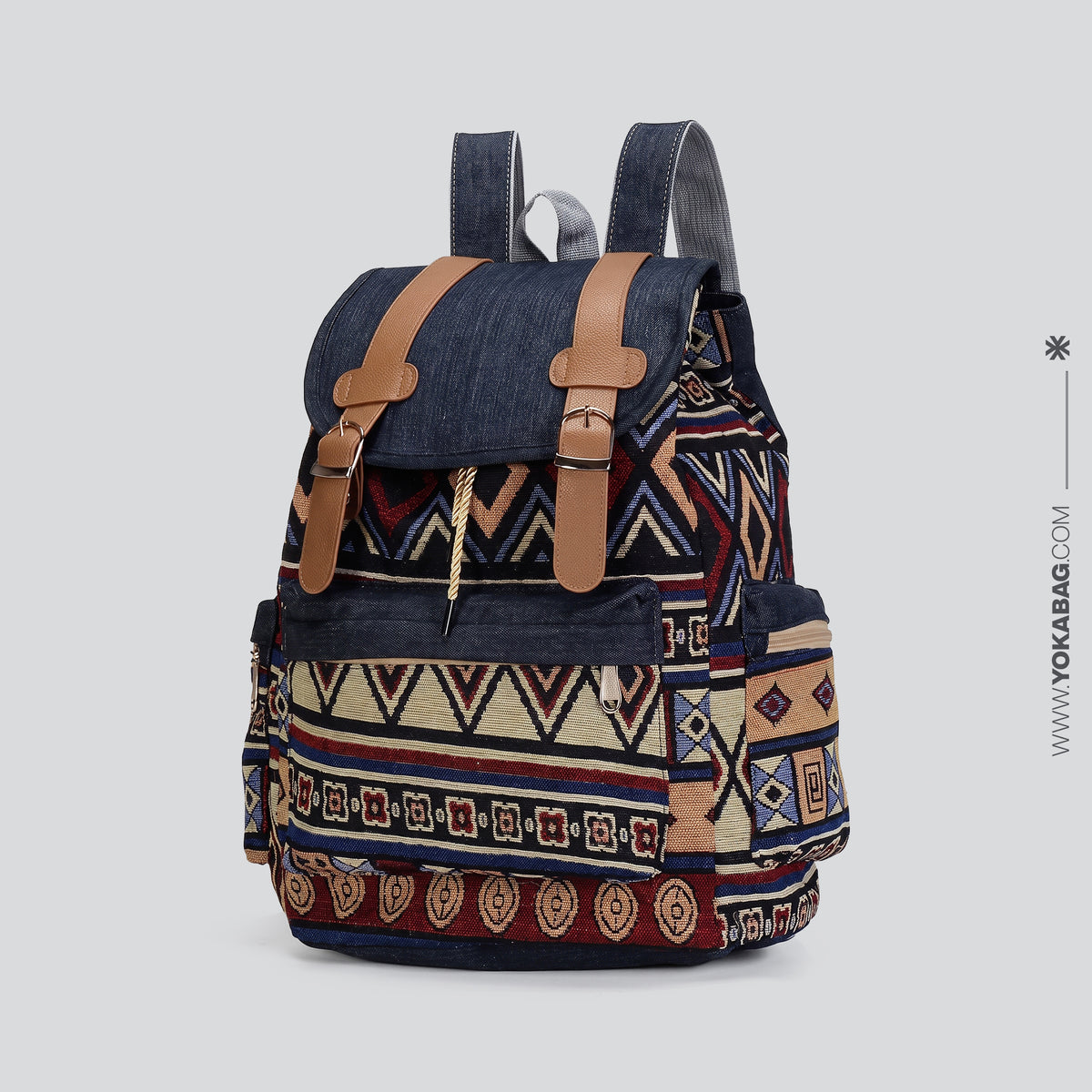 Sac à Dos de Voyage - Motif Aztèque - Édition Explorer