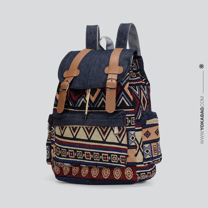 Sac à Dos de Voyage - Motif Aztèque - Édition Explorer