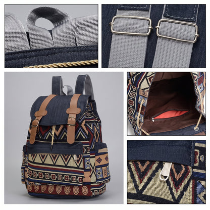 Sac à Dos de Voyage - Motif Aztèque - Édition Explorer – vue 7 – Yokabag