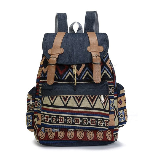 Sac à Dos de Voyage - Motif Aztèque - Édition Explorer Motif 2 – vue 2 – Yokabag