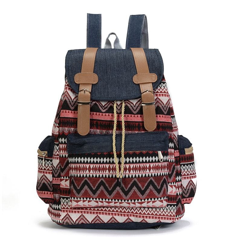 Sac à Dos de Voyage - Motif Aztèque - Édition Explorer Motif 4 – vue 4 – Yokabag