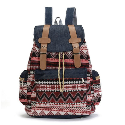 Sac à Dos de Voyage - Motif Aztèque - Édition Explorer Motif 4 – vue 4 – Yokabag