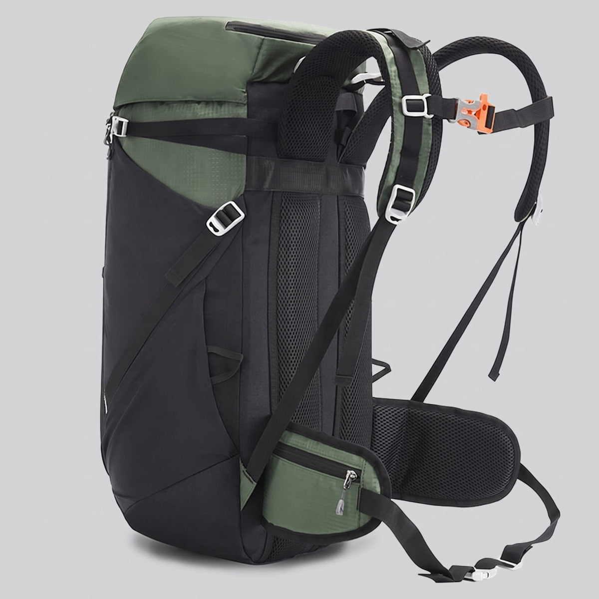 Sac à Dos de Voyage Ultra Light (50L) Khaki – vue 2 – Yokabag