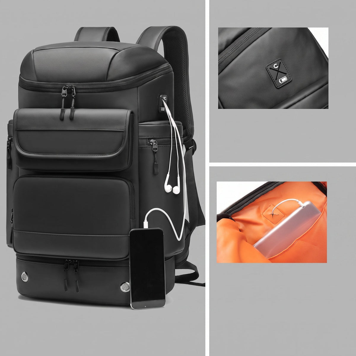 Sac à Dos de Voyage Cabine Business pour Homme – vue 5 – Yokabag