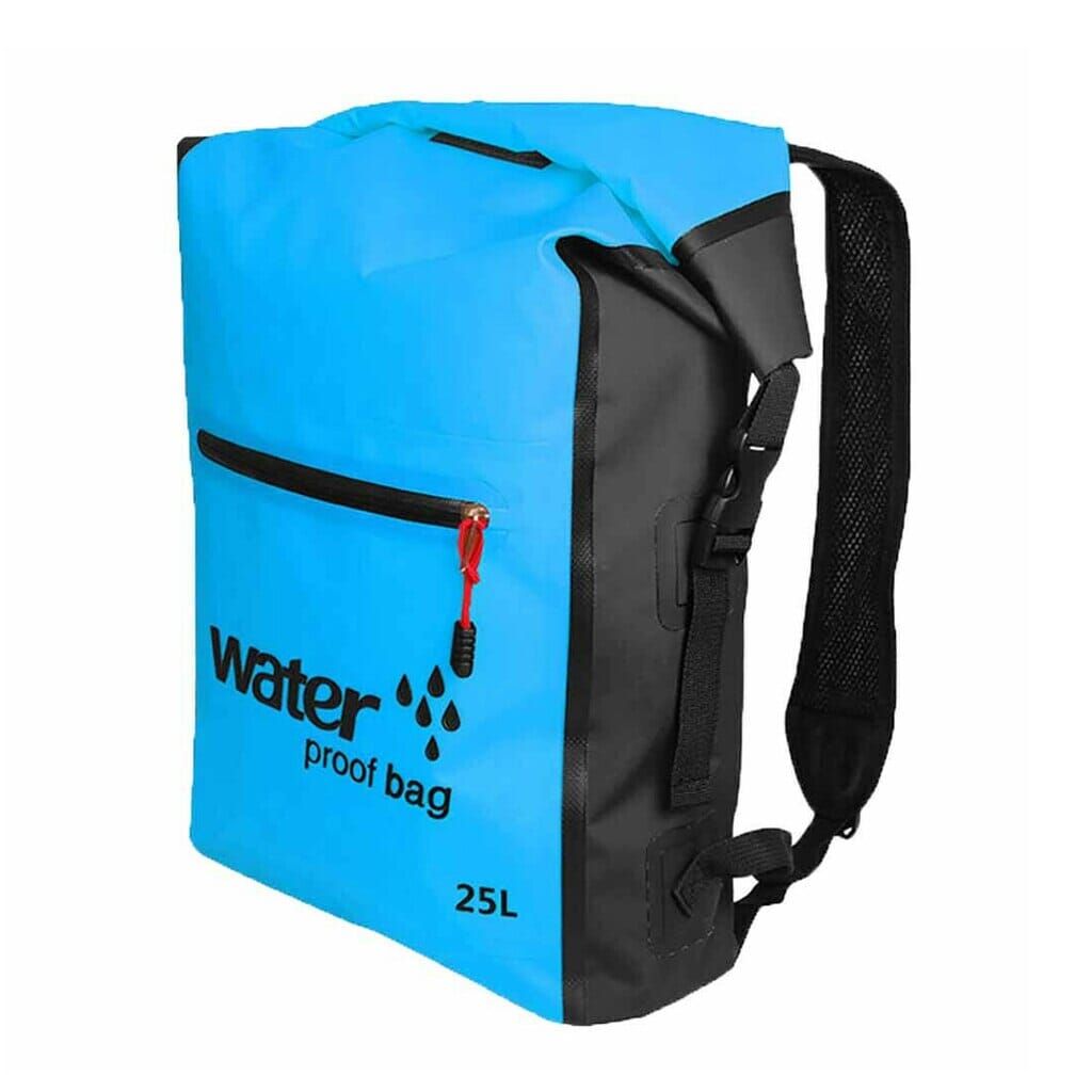 Sac à Dos de Voyage Hydrofuge - Waterproof Bag (25L) Bleu Ciel – vue 2 – Yokabag